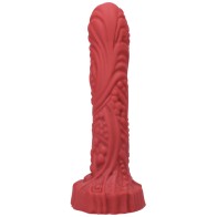 Tantus Groove Dildo Texturizado Rojo Sangre Verdadera