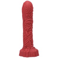 Tantus Groove Dildo Texturizado Rojo Sangre Verdadera