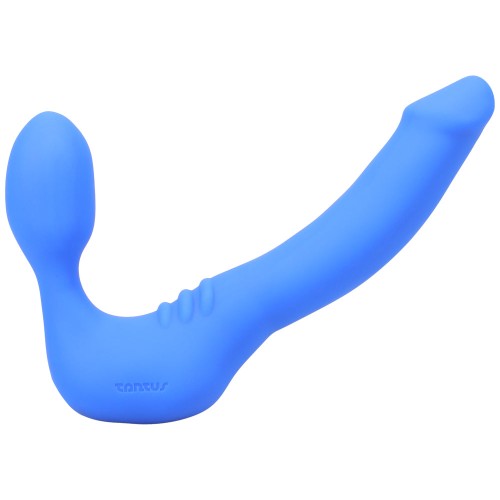 Tantus Strapless Slim Vibrating Strap-On Dildo Azure - Enhanced Pleasure