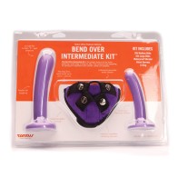 Tantus Bend Over Kit Intermedio de Arnés Strap-On Lila - Diversión Máxima