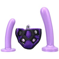 Tantus Bend Over Kit Intermedio de Arnés Strap-On Lila - Diversión Máxima