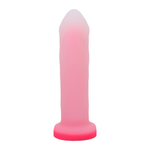 Tantus Cush O2 Dual Density G-Spot Dildo Rose Quartz