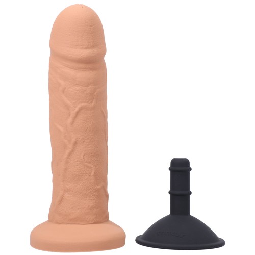 Tantus Sam O2 Kit de Dildo Dual Density Vibrante Caramelo