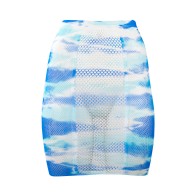 Shots Le Desir Bliss Fishnet Skirt with Rhinestones