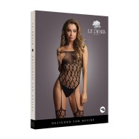 Le Desir Strapless Crotchless Teddy for Sensual Nights