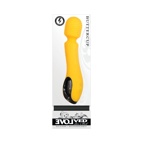 Evolved Buttercup Rechargeable Silicone Wand Vibrator