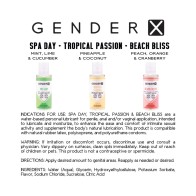 Gender X Flavored Lube Travel Pack for Enhanced Intimacy