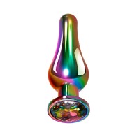 Rainbow Metal Anal Plug