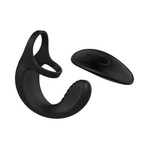 Anillo para el Pene Vibrador con Soporte de Testículos Zero Tolerance