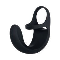 Anillo para el Pene Vibrador con Soporte de Testículos Zero Tolerance