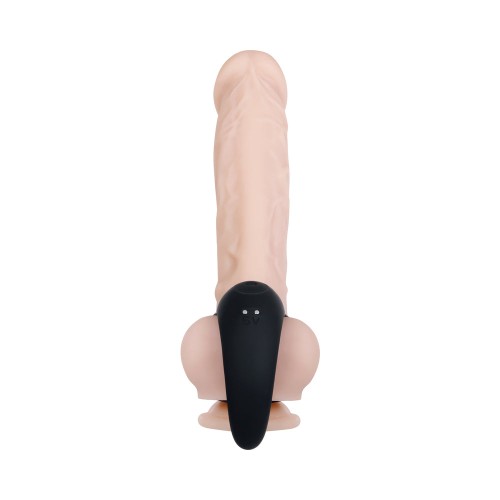 Anillo para el Pene Vibrador con Soporte de Testículos Zero Tolerance