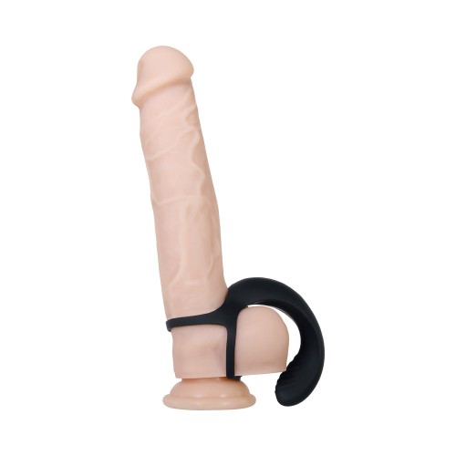 Anillo para el Pene Vibrador con Soporte de Testículos Zero Tolerance