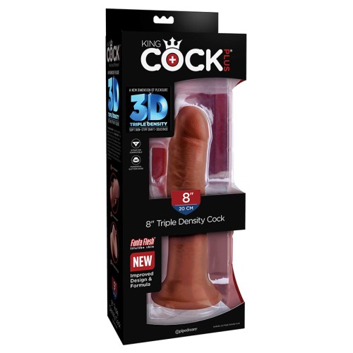 Pipedream King Cock Plus 8" Dildo with Suction Cup