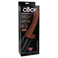 Pipedream King Cock Plus con Empuje y Pelotas