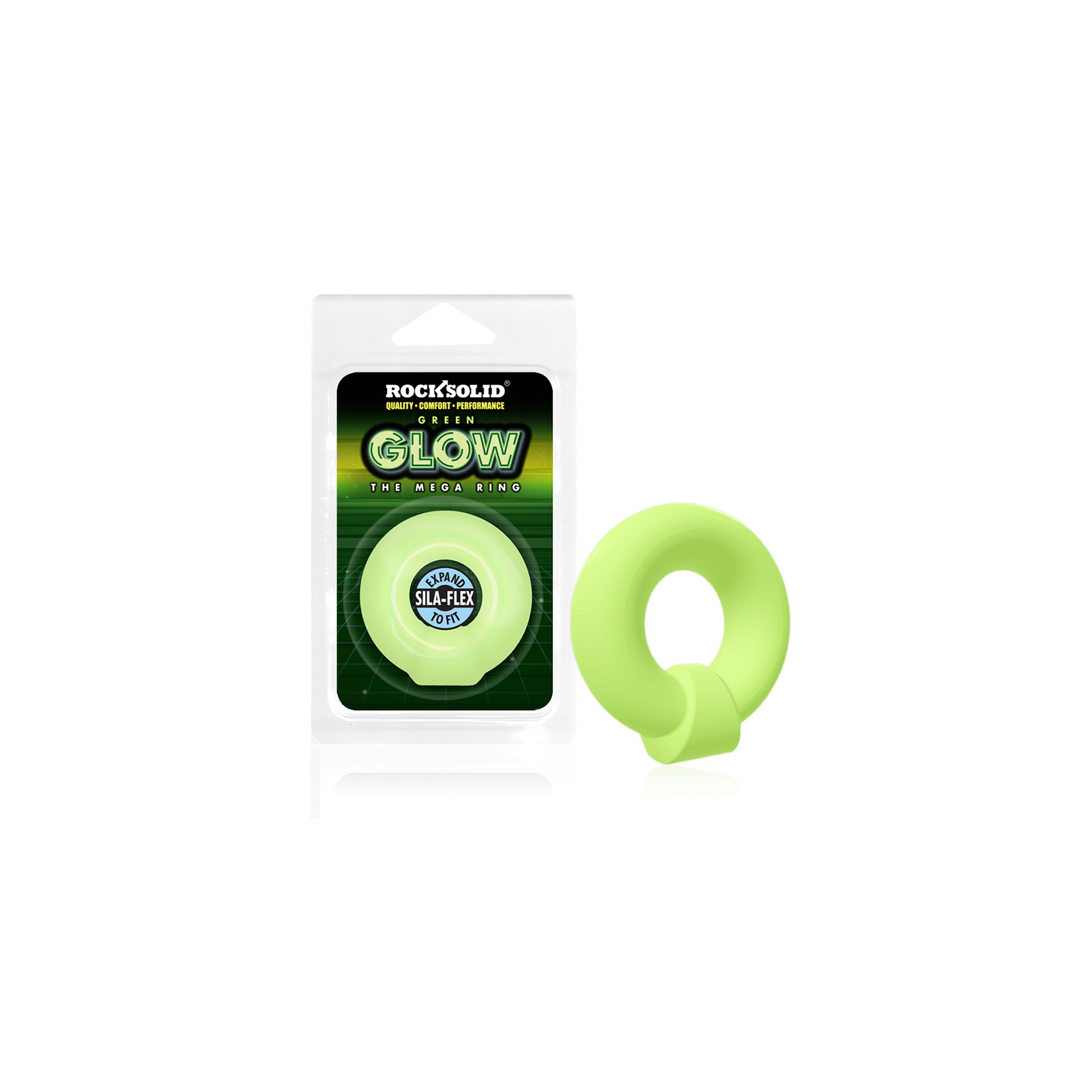 Rock Solid Sila-Flex Mega Ring - Glow in the Dark