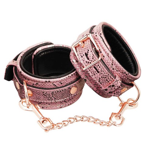 Snake Print Wrist Restraints