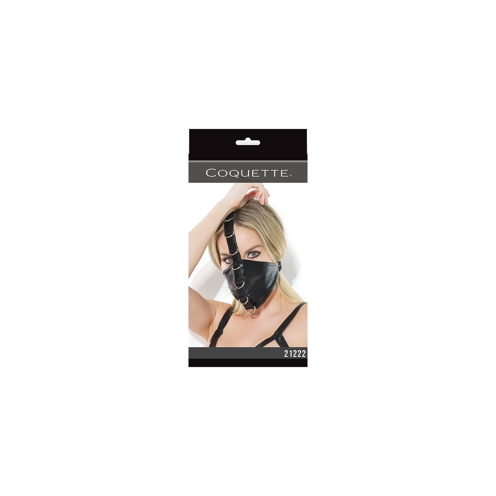 Darque Fetish Mask Black - OS