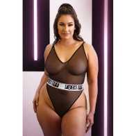 Body de Malla Fantasy Lingerie Negro