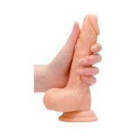 Dildo Realista de 7 in. RealRock con Ventosa