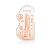 Dildo Realista de 7 in. RealRock con Ventosa