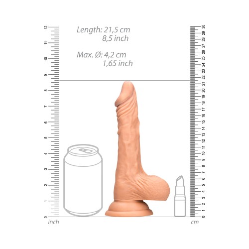 RealRock 8 in. Dildo With Balls