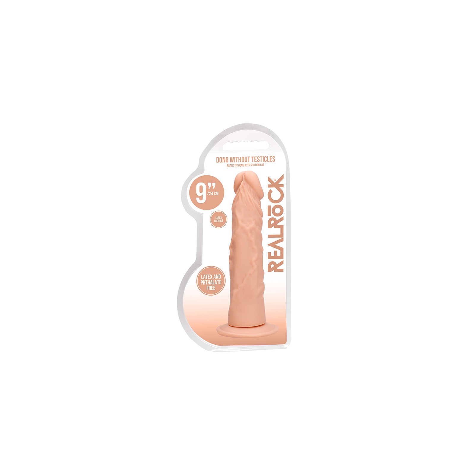 Dildo RealRock Realista 9 in. Con Ventosa