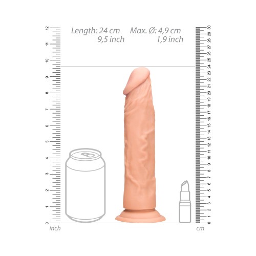 RealRock Realistic 9 in. Dildo With Suction Cup