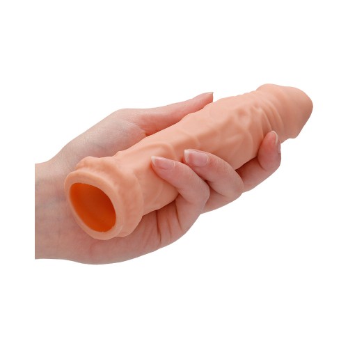 Extensor de Pene Realista RealRock de 6 in. - Beige