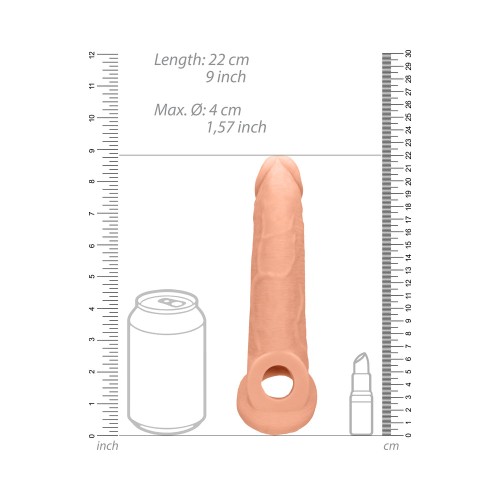 Realistic 9in Penis Sleeve Extender Sling