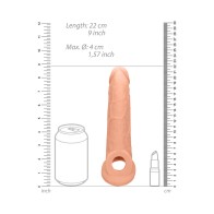 Realistic 9in Penis Sleeve Extender Sling