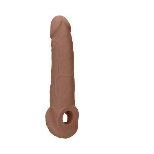 RealRock Realistic 9 in. Penis Sleeve Extender - Authentic Feel