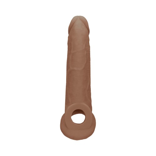 RealRock Realistic 9 in. Penis Sleeve Extender - Authentic Feel