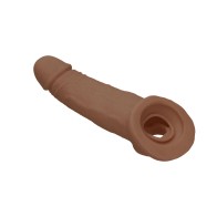 RealRock Realistic 9 in. Penis Sleeve Extender - Authentic Feel