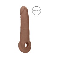 RealRock Realistic 9 in. Penis Sleeve Extender - Authentic Feel