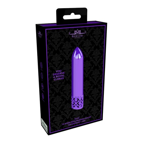 Royal Gems Glitz Rechargeable Bullet Vibrator Purple