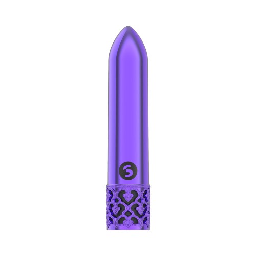 Royal Gems Glitz Rechargeable Bullet Vibrator Purple