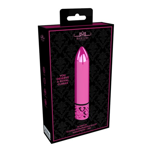 Royal Gems Glamour Bullet Vibrator in Pink