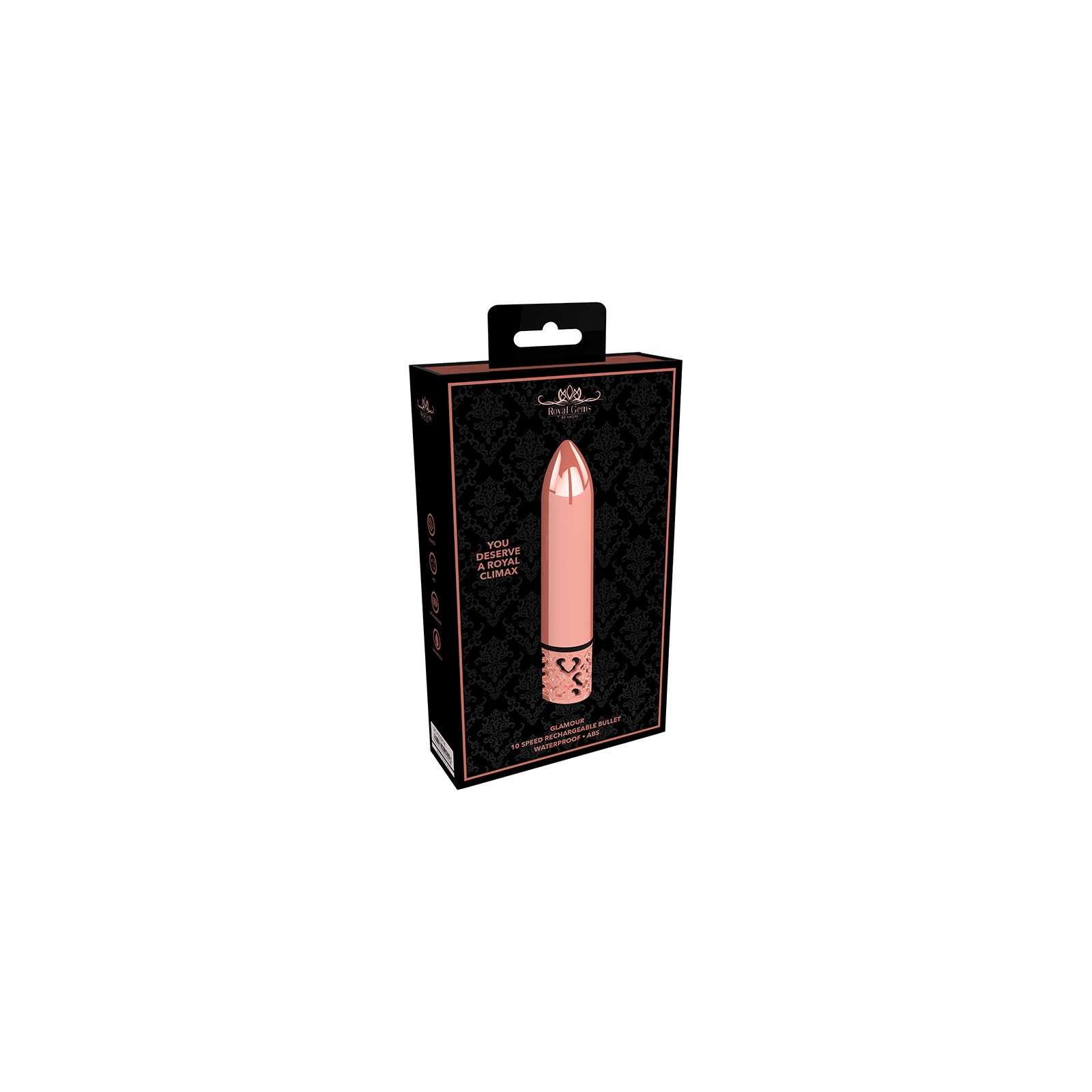 Vibrador Bullet Glamour Rechargeable Royal Gems