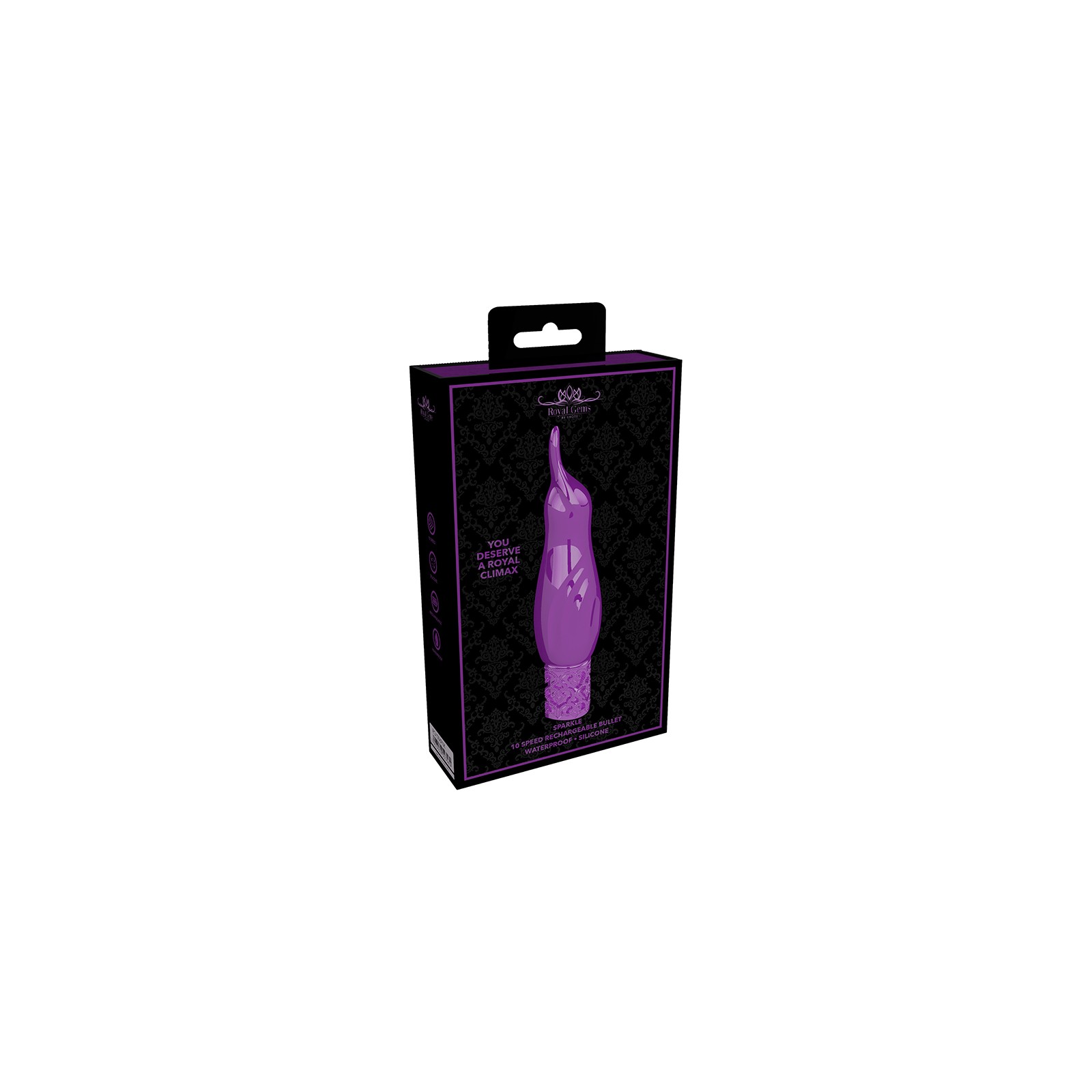 Vibrador Bullet de Silicona Sparkle Royal Gems