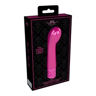 Vibrador Bullet Curvado Recargable Royal Gems Bijou Rosa