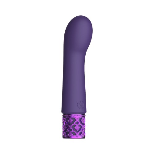 Vibrador Bullet Curvo de Silicona Royal Gems Bijou para la Vibración Definitiva