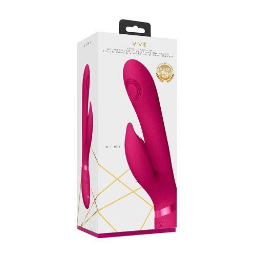 Vibrador con Onda Pulsante VIVE AIMI Recargable - Placer Innovador