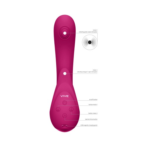 VIVE MIKI Vibrador Recargable para el Punto G - Placer Innovador