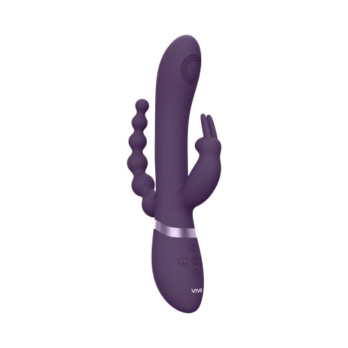 VIVE RINI Triple-Motor Rabbit Vibrator - Rechargeable Pleasure Device