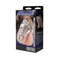 Blue Line Deluxe Chastity Cage