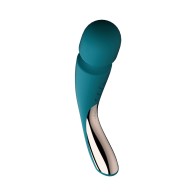 LELO SMART WAND 2 Medium Rechargeable Wand Vibrator Ocean Blue - Ultimate Pleasure