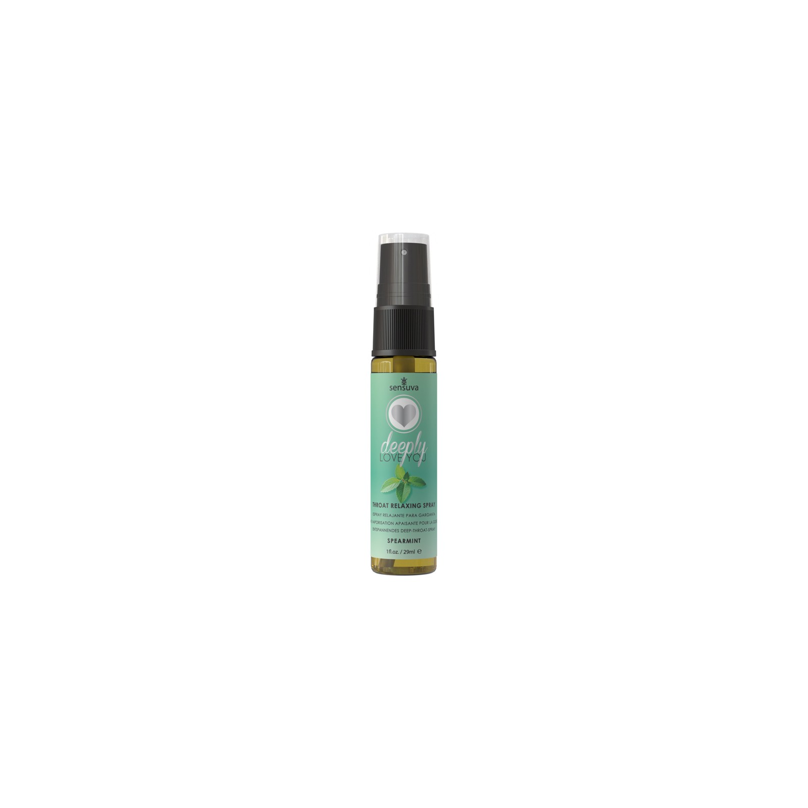 Sensuva Deeply Love You Spearmint Throat Spray for Relaxed Oral Pleasure