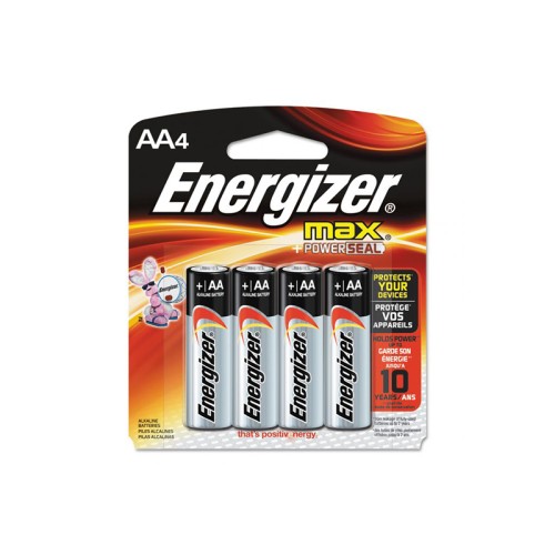 Energizer Batería AA de Larga Duración Paquete de 4