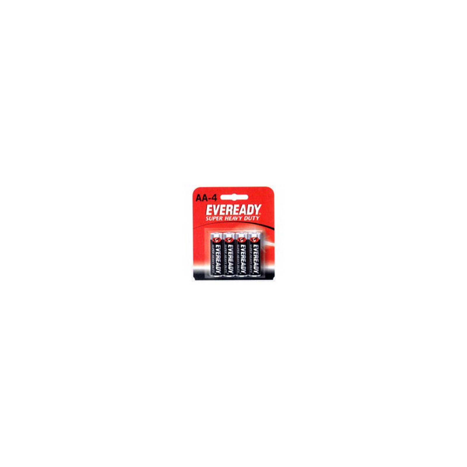 Eveready Heavy Duty AA Batteries 4-Pack