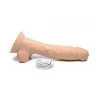 Dildo Recargable FLESHSTIXXX de 8 in. de Curve Toys